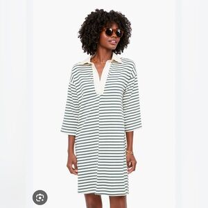 vguc tuckernuck green striped ashton dress